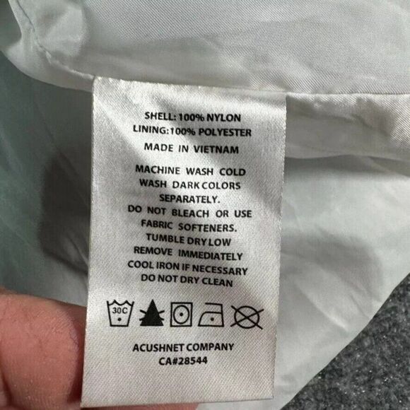 FJ‎ FootJoy Windbreaker Mens M Black Windshirt Half Zip Golf Short Sleeve Jacket - Picture 9 of 10